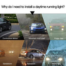 Tube Flexible 60cm Running Strip Light Car LED Headlight Running Light Fog Lamp