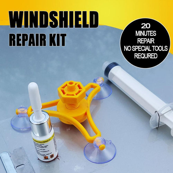 Professional Quality Windshield Repair Glass Corrector 2Q6W F5 Set Q2E2