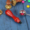 Retro Wax Sealing Stamp Wood Handle Grip Wedding Post Seal Stamping Decor(C
