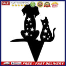 Simulation Hollow Black Cat Dogs Silhouette Courtyards Insert Card Art Ornament