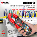 ANENG CM80 4000 Counts Digital Clamp Tester DC/AC NCV Multimeter (Red) Newly