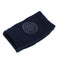 1 Pair Antiskid Baby Kneepads Protector Soft Crawling Leg Warmers(Navy Blue