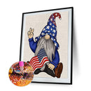 5D DIY Diamond Painting Flag Dwarf Full Drill Rhinestone Mosaic Art Picture