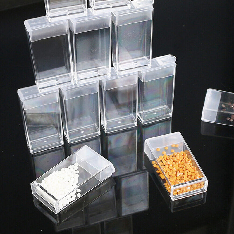 Portable Tablet Containers Plastic Nail Art Case Diamond Painting Storage Box