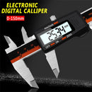 Stainless Steel LCD Fraction MM Inch Vernier Caliper Digital Display Caliper