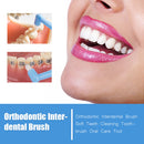 Orthodontic Interdental Brush Cleaning Soft Toothbrush Oral Care (Green) Newly