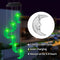 Solar Color Changing Wind Chime Lamps Star Moon Pendant Garden Light (B) Newly