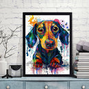 5D DIY Full Drill Diamond Painting Dog Cross Stitch Craft Kit (Color-k554) Newly