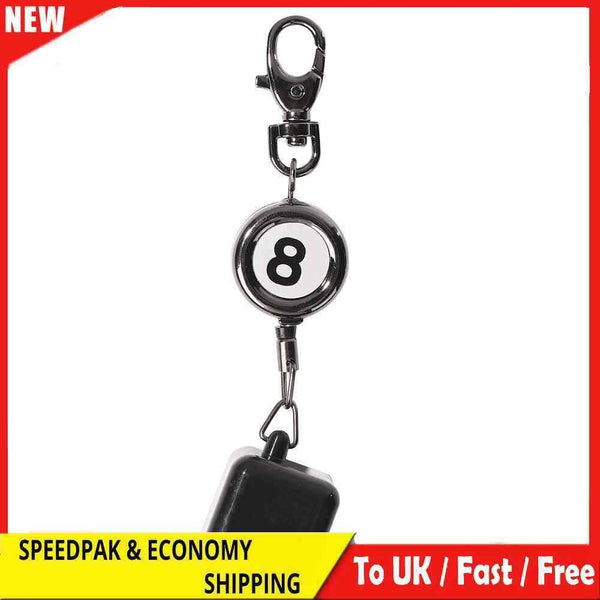 Snooker Pool Cue Chalk Holder Clips Keychain Portable Keyrings Drawing Belt Clip