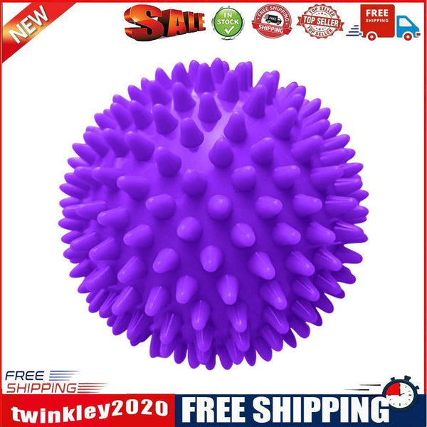 PVC Spiky Massage Ball Fitness Muscle Relax Hedgehog Physiotherapy (Purple)