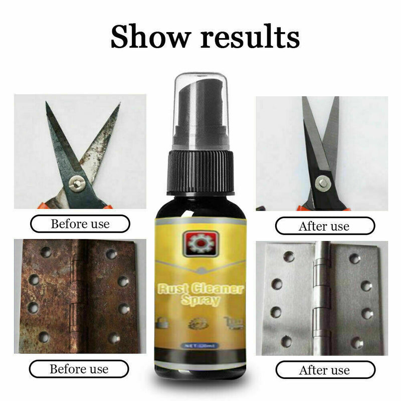 Rust Cleaner Spray Derusting Spray Car Maintenance 30ml. Remover T1F9 Rust X5Y1