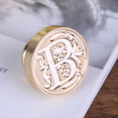Ancient English Alphabet Letter Metal Seal Wax Stamps Sticks Candles Set (B