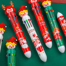 Decor Ten Color Pen Christmas Ballpoint Pen Stationery Gingerbread Man