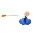 Portable, Durable ABS Winter Ice Fishing, Blue Flag, Hand Tapping