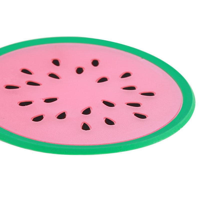 Silicone Non-Slip Fruit Pattern Placemat Round Insulation Table Cup Pad(2) Newly