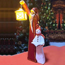 Raise lantern Crafts Santa Claus Ornaments Take the book Christmas Snowman