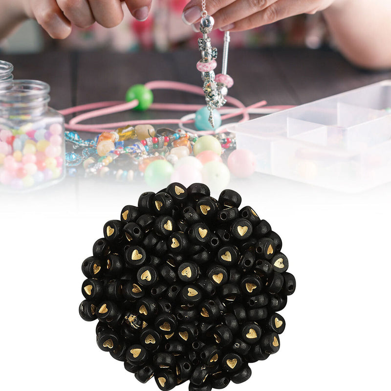 100pcs DIY Colorful Beads for Jewelry Making Kit Pendant Earrings Key Chains