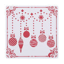 Embossing Scrapbooking Merry Christmas Painting Template Layering Stencils