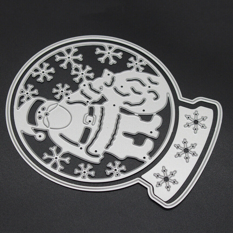Snowvirtuos Santa Claus Metal Cutting Tools Stencils DIY Embossing Scrapbookin