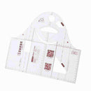 Fashion Ruler Clothes Design, Sewing Pattern Making 1:5 Tools Template OAA P6V3