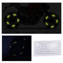 24pcs Reflective Rim Tape Strips Decals Safety Night Driving Wheel Tire Sti