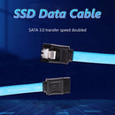 6Gbps SATA III 3.0 Cable HDD SSD Data Cable 5.5 inch (Straight to Straight)