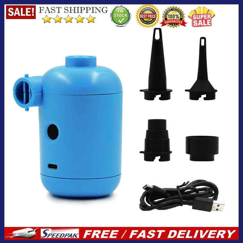 Outdoor Mini Air Pump Camping Portable DC 5V USB Charging Electric Inflator