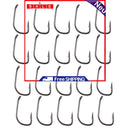 Fishing Hooks Kit, High Carbon Steel Sharp Carp Fish Hooks with Barbs, 20 Pack