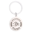 Granddaughter Thanksgiving Keychain for Uncle Grandpa Keychain Blessing