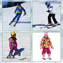 Ski Tip Connector Winter Skiing Turning Training Aid for Beginners (Green) Newly