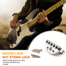 Zinc Alloy Guitar Bridge Locking String Nuts with Screw for Electric Guitar P