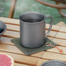 Outdoor Canvas Coasters Heat Resistant Oil-proof Waterproof Table Placemat Mats