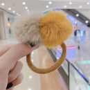 Girls Lovely Elastic Hair Rope Hair Rings Hair Accessories Pompom Hairbands