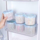 Sealing Box Food Drain Box Fresh Box Chopped Green Box Garlic S1J2 *1 Onion K6U7