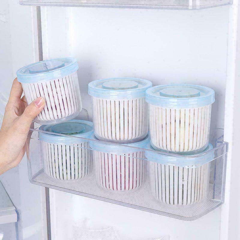 Sealing Box Food Drain Box Fresh Box Chopped Green Box Garlic S1J2 *1 Onion K6U7