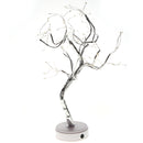 Fire Tree LED Table Lamp Copper Wire Fairy Night Light (108 LED Warm White)