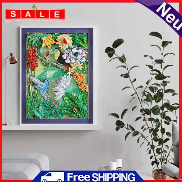 Yan Paper Drawing 5D DIY Diamond Painting Specially Shaped Partial Drill (YXC212)