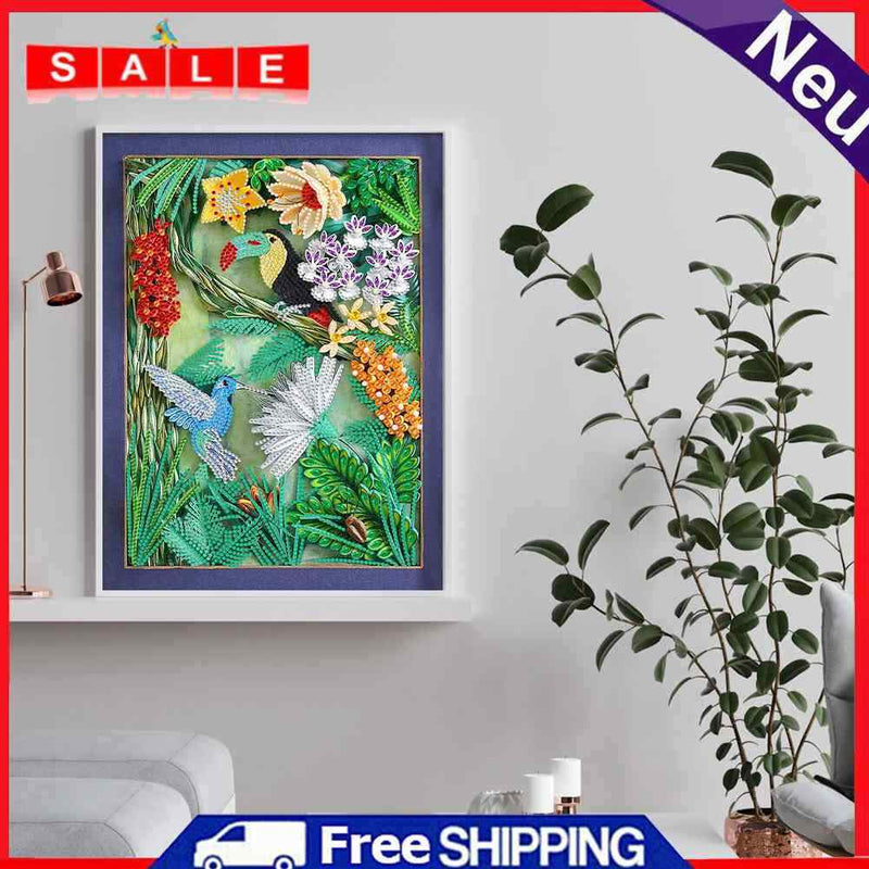 Yan Paper Drawing 5D DIY Diamond Painting Specially Shaped Partial Drill (YXC212)