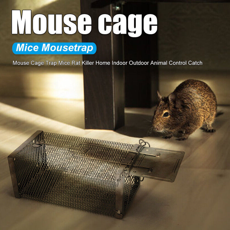 Mouse Cage Trap Mice Rat Killer Home Indoor Outdoor Animal Control Catch  Newly