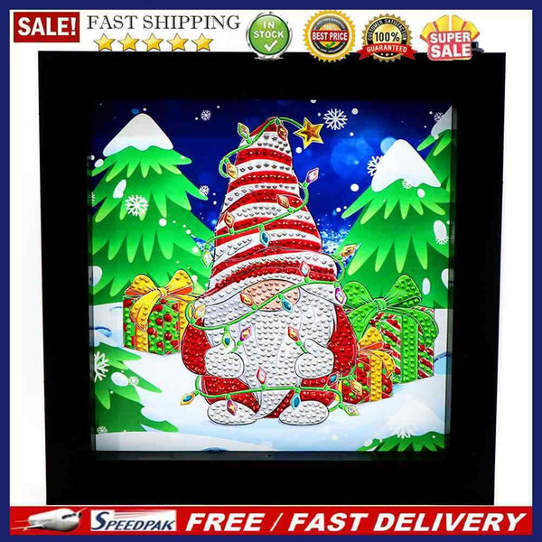 LED Light DIY Diamond Painting Partial Crystal Special Shaped Drill Mosaic Ar