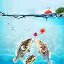 LED Attracting Fishing Lamp Underwater Eye Shape Luminous Fishing Lure Lights