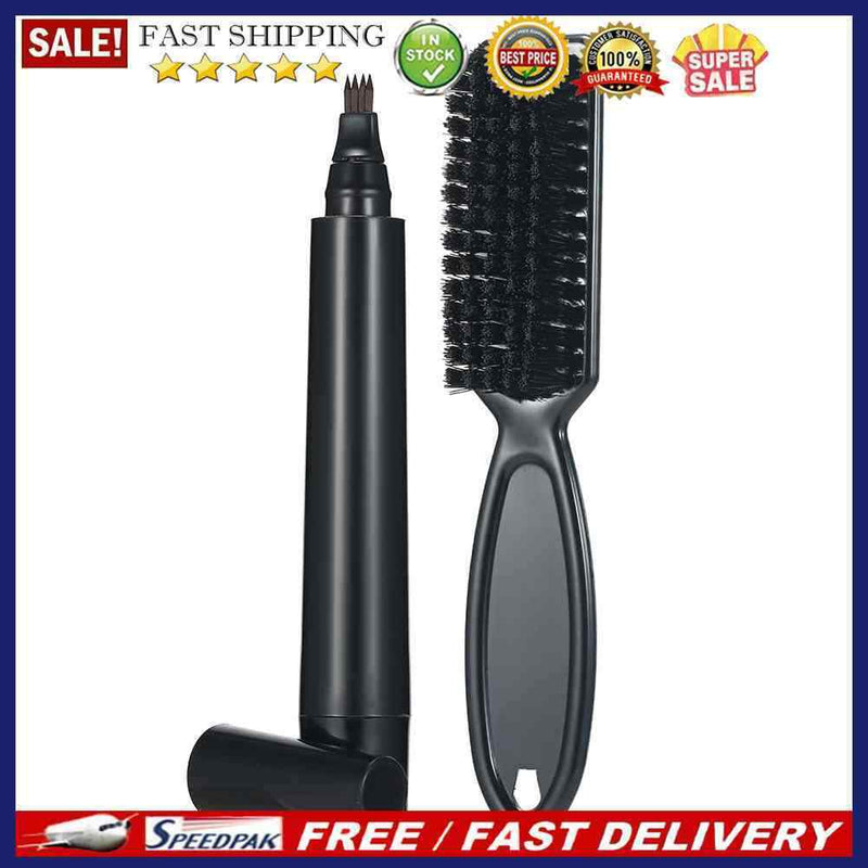 Waterproof Beard Pen Mustache Coloring Shaping Tools Men Whiskers Repair Pen