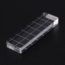 Acrylic Stamp Block Clear Stamping Tool Set with Grid Line Craft (2x7cm) Newly