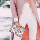 DIY Mandala Special Shaped Diamond Painting Zipper Wallet Wristlet Clutch Newly