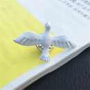 Peace Enamel Metal Alloy Metal Lapel Pin Dove Pins White Dove Brooch Badge
