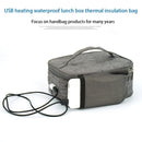 USB Heating Lunch Box Insulation Bag Food Container for Outdoor Picnic Offi