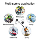 T4 Motorcycle Bluetooth-Compatible 5.0 Helmet Motorbike Stereo Music Headsets