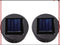 ANGMLN 2 Solar Lights Replacement Top with Bulbs Solar Panel Lantern Li #F