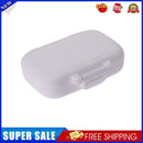 3 Grids Portable Pill Box Medicine Jewelry Storage Case Container(White)