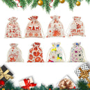 Gifts Santa Sack Drawstring Present Bags Christmas Stocking Christmas Gift Bag